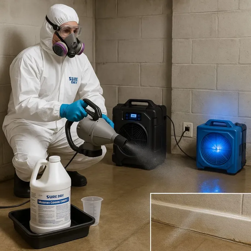 Sanitization and Odor Removal process in New Buffalo, MI
