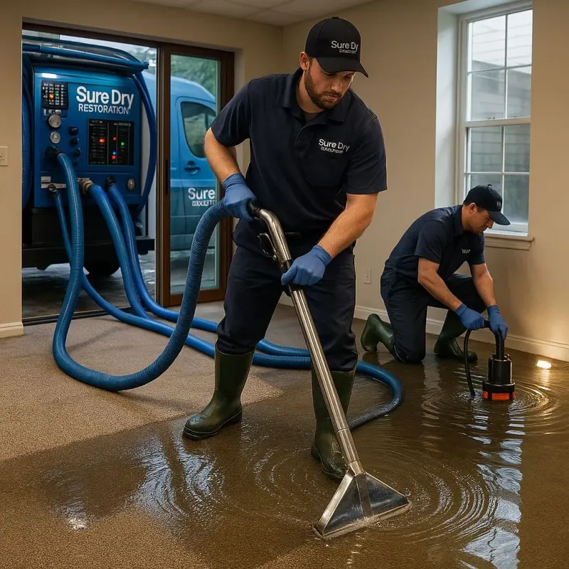 Water Extraction and Removal process in New Buffalo, MI